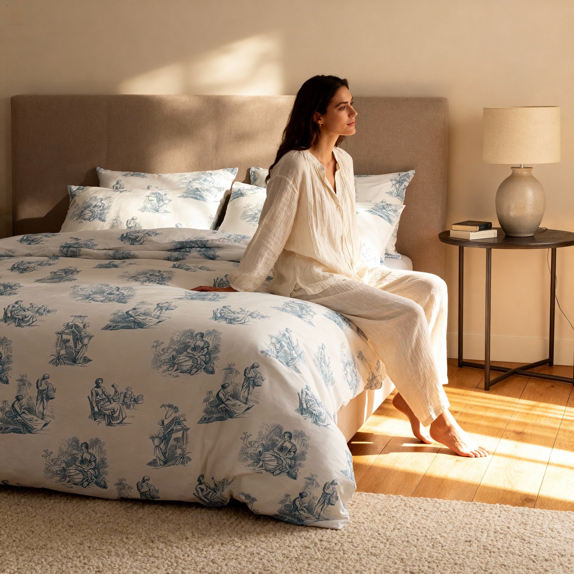 New Year, New Stories, Toile de Jouy as a Fresh White Page