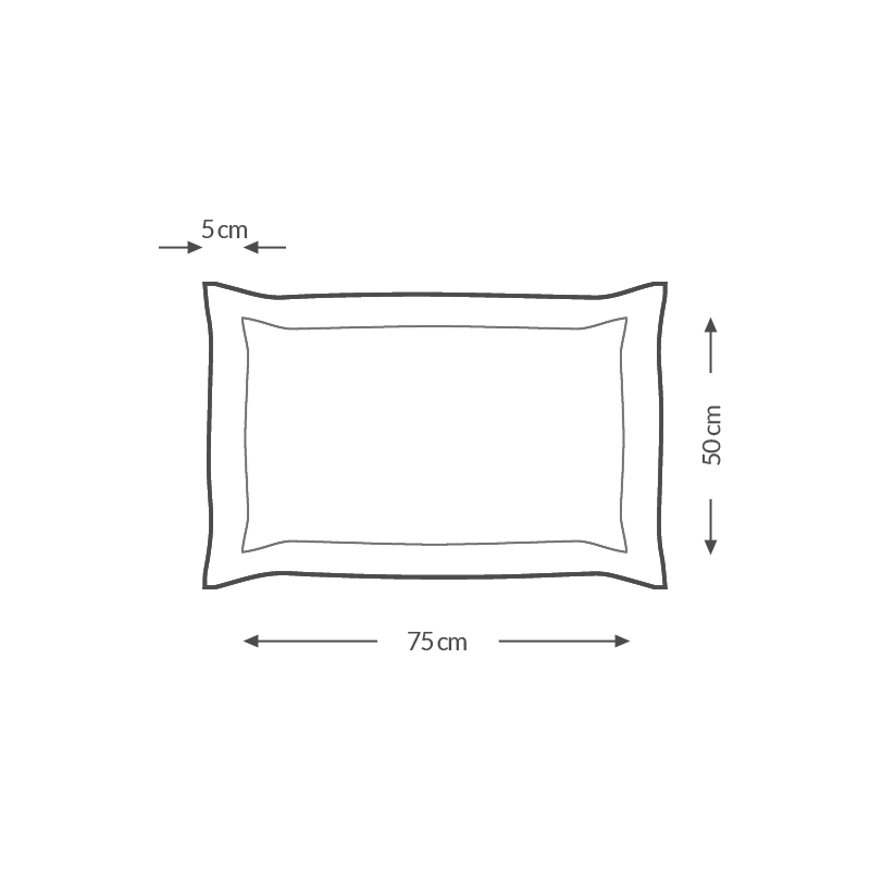 50cm 75cm oxford pillowcase size guide leruum